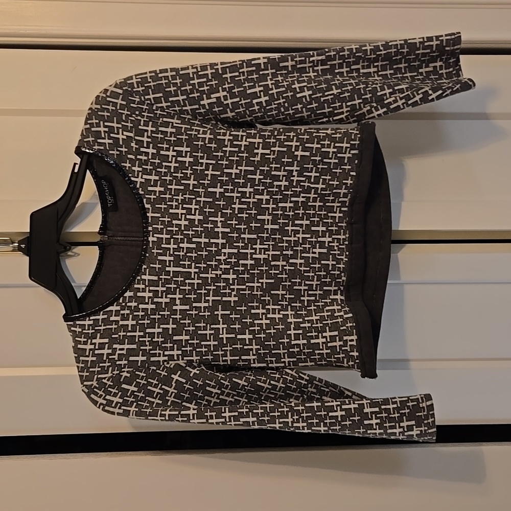 Womens Topshop cropped top